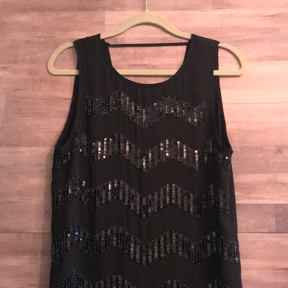 H&M Sequin Shift Dress